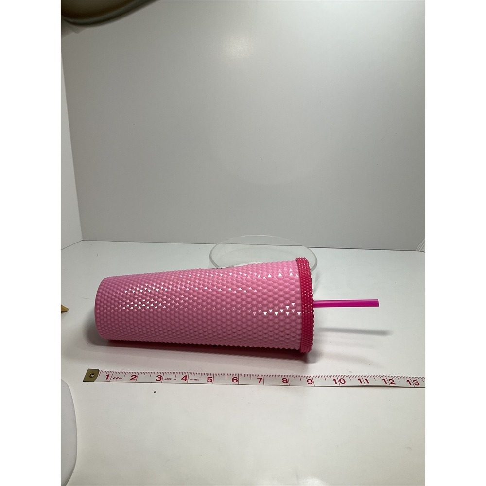 Sanrio‎ Hello Kitty 24 Oz. Studded 2023 Pink Cold Drink Tumbler - Picture 7 of 7